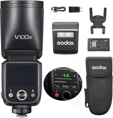 Amazon | 【Godox正規代理店】Godox V100C V100-C100Ws TTL フラッシュ