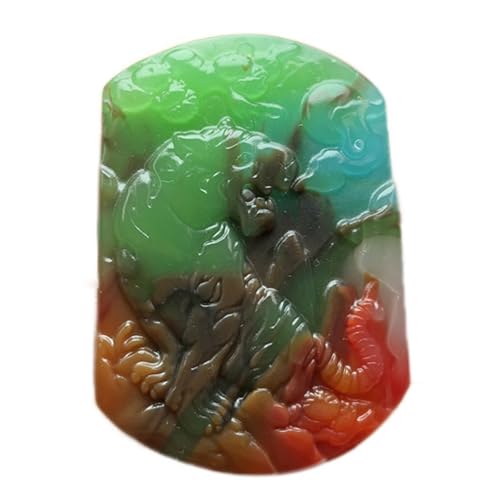 Pendentif jade tigre coloré naturel pour votre style