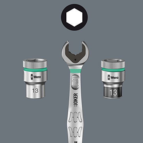 Wera 056490 Tool-Check Plus Bit Ratchet Set with Sockets - Metric