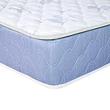 Colchão Solteiro Sleep Max Espuma D45 88x188x18cm Branco/Azul - Castor glide