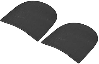 Semelle Antidérapante en Caoutchouc de Remplacement Semelle épaisse Accessoires de Réparation de Chaussures (Noir) Talons de Remplacement en Caoutchouc Noir pour