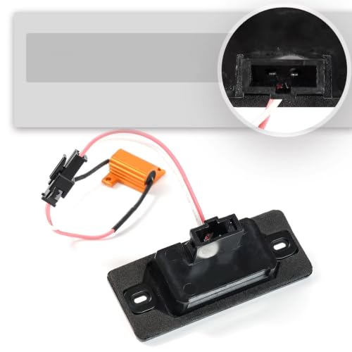Lámpara de luz matrícula para evitar multas en VW Tiguan 2007 a 2011 3