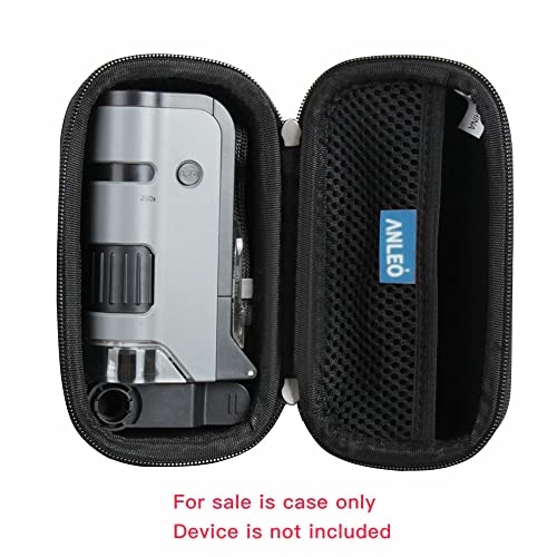 Image of Anleo Hard Travel Case for Carson MicroFlip 100x-250x LED UV Lighted Pocket Microscope