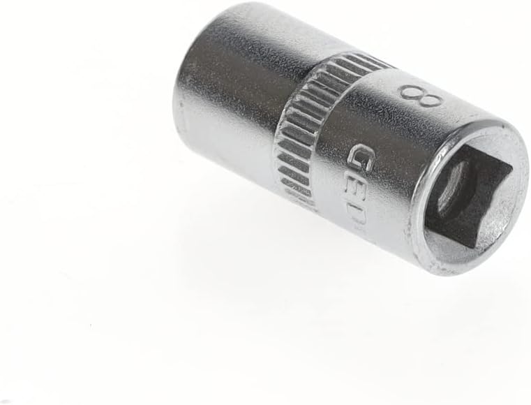 GEDORE Socket, 1/4" 6.3 mm drive, Bi-hex, 8 mm AF, Tool, D 20 8, Chrome-plated steel - Image 3