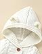 Haokaini Neugeborenes Unisex Baby Jungen Mädchen mit Kapuze gestrickt Strampler Jumpsuit Strampler Pullover Winter Warm Schneeanzug Outfits