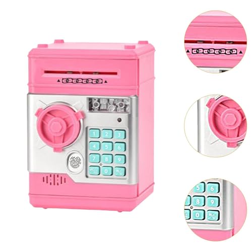 Tirelire électronique rose pour enfants de 3 à 8 ans avec code - 3