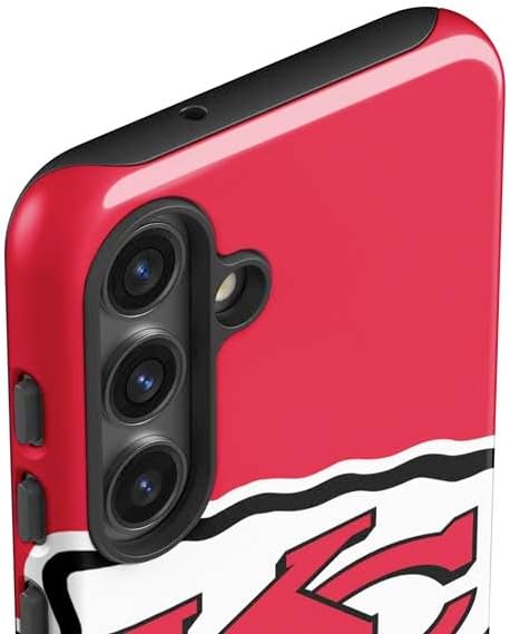 Skinit Impact Phone Case Compatible with Galaxy S24 - Officially Licensed NFL Kansas City Chiefs Large Logo Design