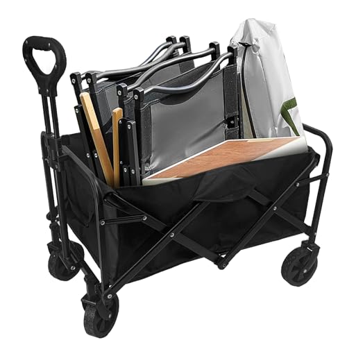 XYJBHB Bollerwagen Faltbar, 150kg Robuster Transport-Wagen,...
