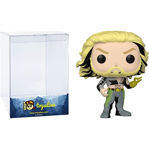 Aquama N (Target Exc): P O P ! Heroes Vinyl Figurine Bundle With 1 Compatible 'Toysdiva' Graphic Protector (464-66618 - B)