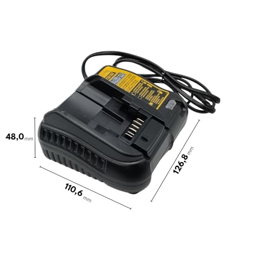 Kit Carregador DCB107-BR Bivolt e Bateria DCB120-B2 Compatível com Ferramenta DeWalt N462057 N580008