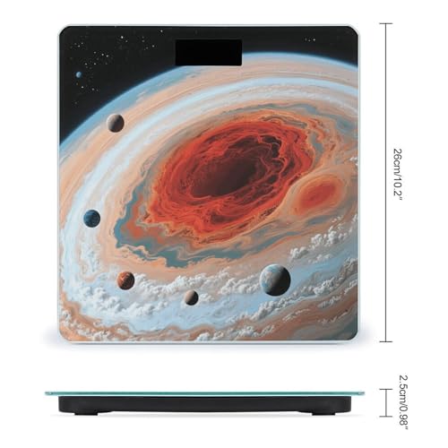 Báscula digital para baño Jupiter Red Spot 400 lb miniatura 2