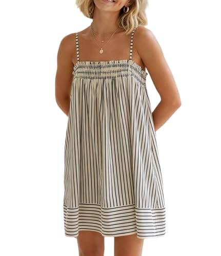 Image of Women Boho Floral Mini Cami Dress Spaghetti Strap Flowy Sling Dress Graphic Backless Summer Holiday Sundress
