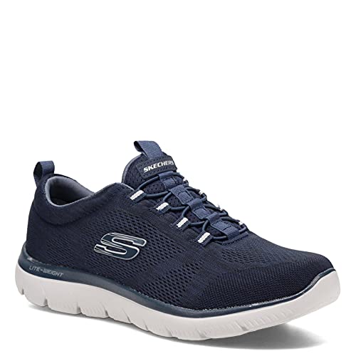 Mocasín Hombre azul marino Skechers Summits Louvin 45.5 EU Ancho para el día a día 3