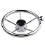 Silver 11 inch with knob