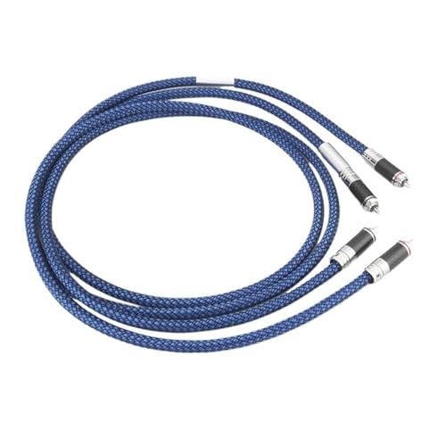 Cable RCA plateado 0.5M para audio miniatura 1
