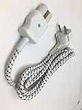 -mit 2 Rundbuchsen 6mm Erdung aussen -Kabel H03RT-F 3x0,75mm² (wie an Bügeleisen)