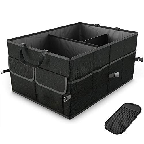 Car Boot Organizer Black Trunk Cargo Organizer Pieghevole Caddy torage Collasso Borsa Bin per Auto Truck SUV Utile torage Box Car Trunk Organizer