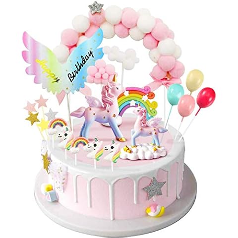MOVINPE Unicorn Cake Topper and Decoration Cover