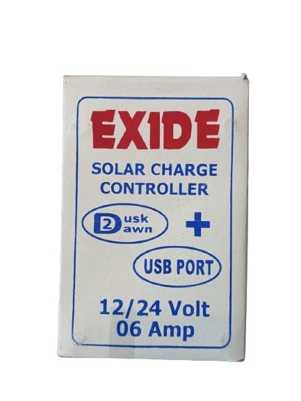 EXIDE 6 Amp 12/24 Volt Solar Charge Controller (B0DF79L64C) Amazon Price History, Amazon Price Tracker