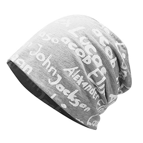 Preisvergleich Produktbild Aberimy Beanie Damen Herren Mützen Jersey Kopfbedeckung Baumwolle elastisches Wintermütze Strickmütze Longbeanie, Leicht und Weich, Kopfbedeckung für Sport, Chemo, Haarausfall, Schlaf 0007