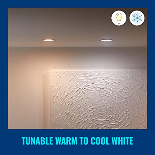 WiZ Connected Lâmpada WiFi inteligente 60W BR30, regulável 2700K - 6500K, controle inteligente com a