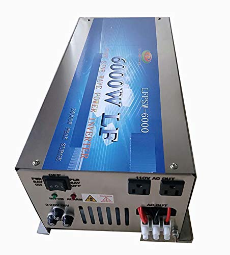 RuiCheng 6000 Watt Low Frequency Split Phase Pure Sine Wave Power Inverter 24 V Dc Input / 110 V,220 V Ac Output 60 Hz Frequency