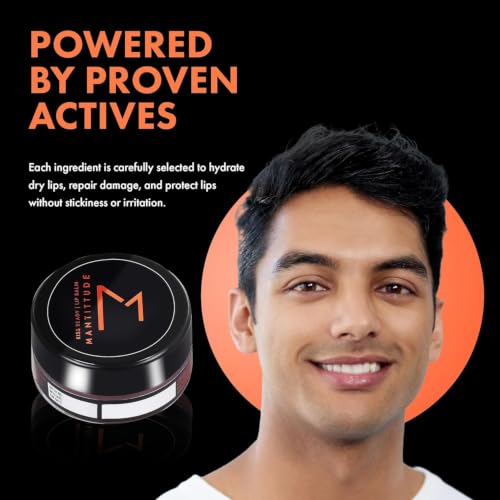 Image of 100% Natural Lip Balm for Men 10 gms (Pack of 2) | Repairs Dry & Chapped Lips | Gives Even Toned Lips | No Artificial Fragrance | Deep Hydration | For All Kinds of Weather | For Daily Use