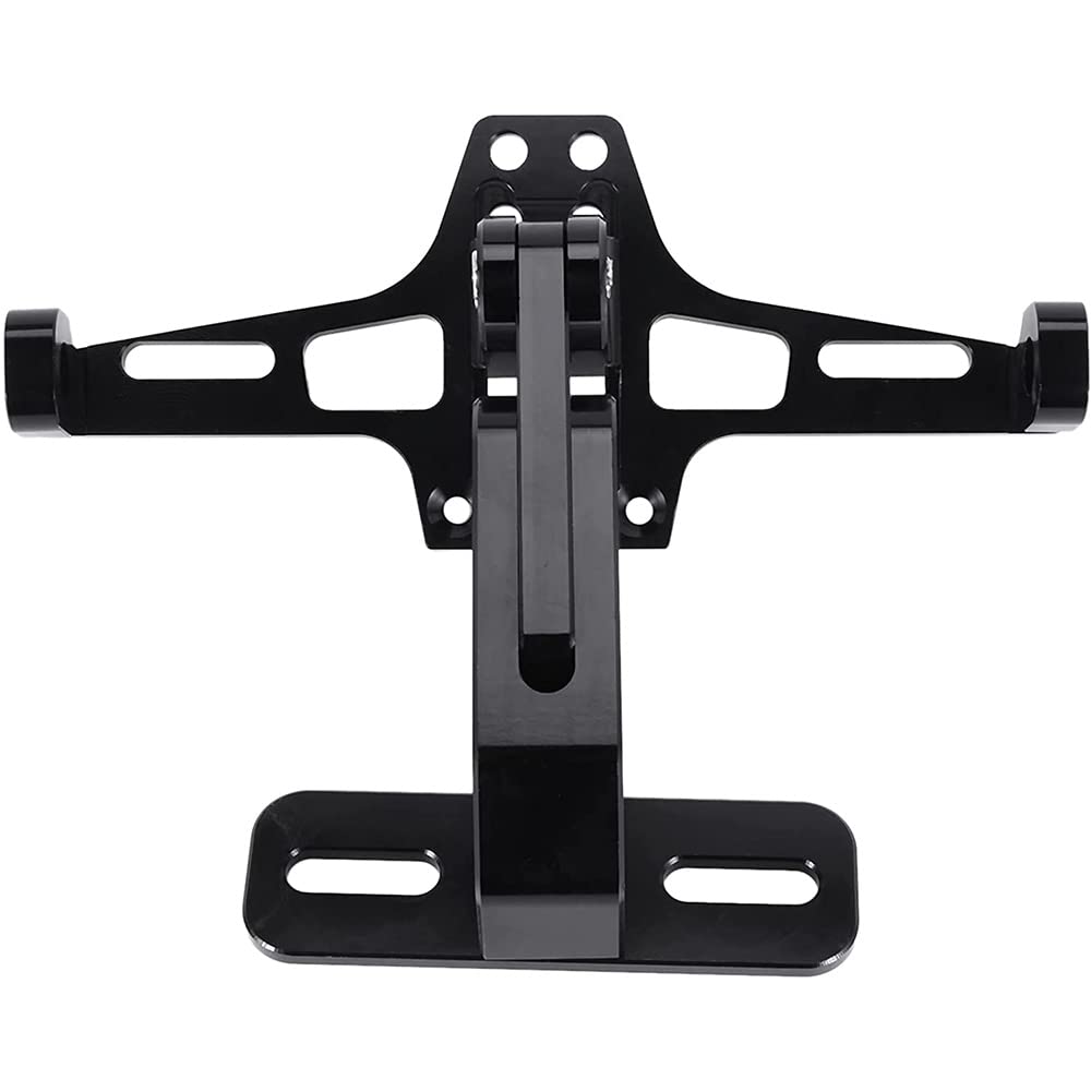 Regolabile In Alluminio Moto Licenza Targa Titolare Staffa Cnc Telaio Con Luce Led Regolabile per R25 R3 MT03 MSX