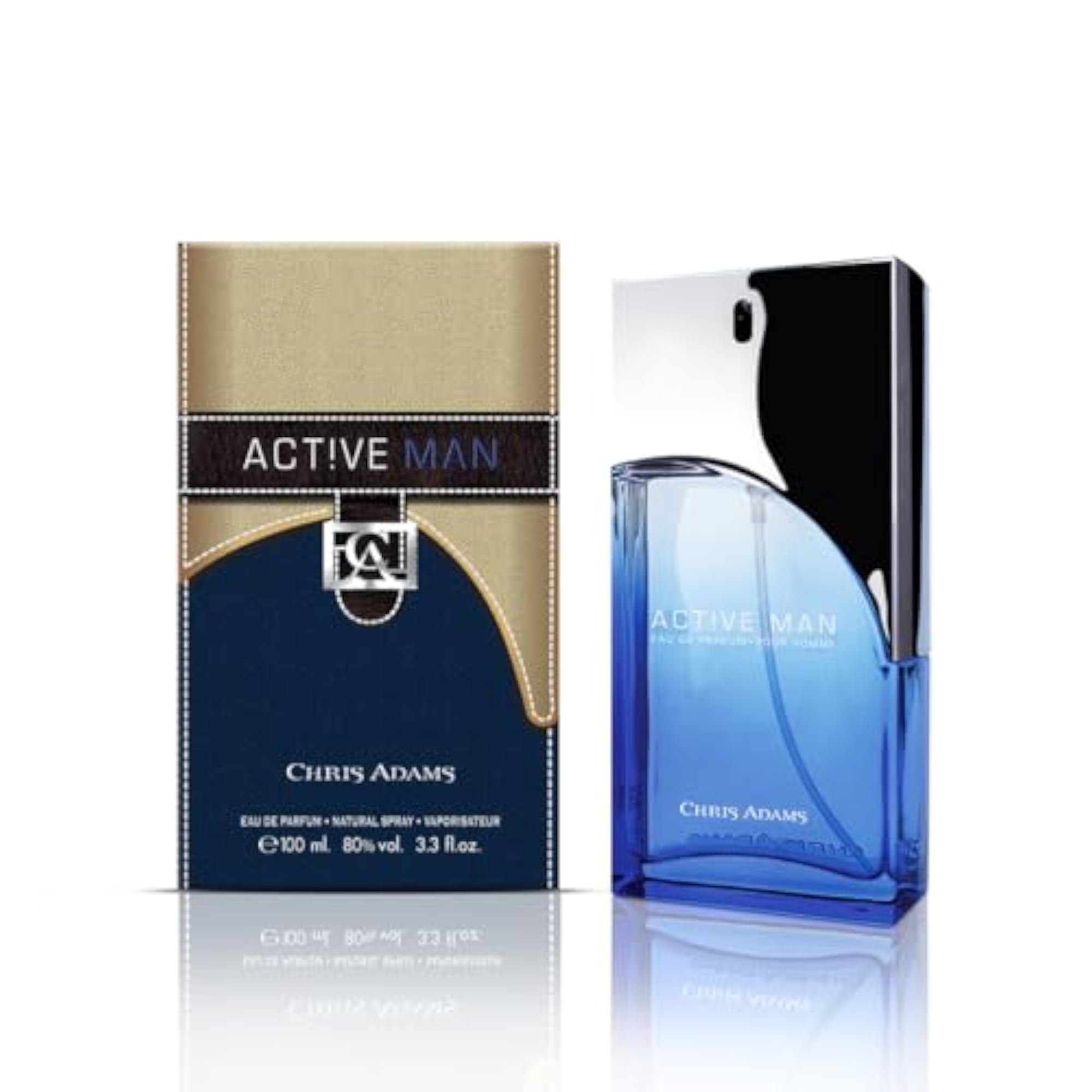 Eau De Parfum - Active Man 100ml, Aromatic Floral Woody