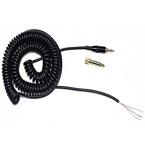 Saipomor Extension Spring Relief Coiled Cable For Sony Mdr-7506 Mdr-V6 V600 V700 V900 Ath-M50 Headphones #TOP7