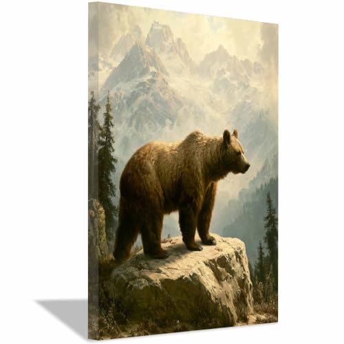 Peinture sur toile d’animaux sauvage art mural encadré haut de gamme