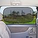 Enovoe Car Window Shade for Baby - (2 Pack) UV Protection Breathable Mesh Baby Window Covers - Sun Shade Blocker, Cling Windows Cover - Glare Shield and UV Rays Protection for Your Child - XL 25