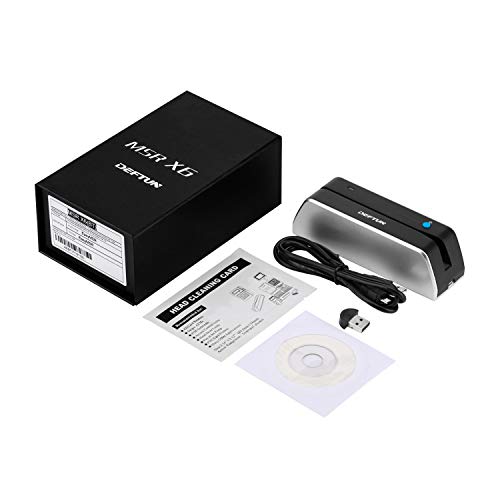 Deftun Bluetooth Msr-X6(Bt) Msrx6Bt Magnetic Stripe Card Reader Writer Encoder Mini Portable #TOP6