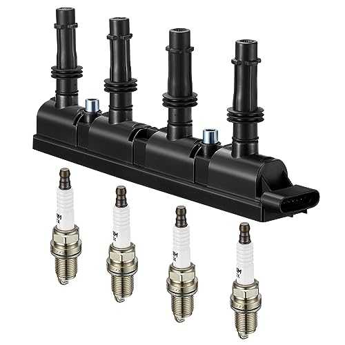 Image of BDFHYK Ignition Coil Pack UF669 and Iridium Spark Plug XP3922 Compatible with Chevy Cruze 2011-2015 Chevrolet Trax Buick Encore 2013-2021 Chevy Sonic 2012-2020 Chevy Oem Coil Pack 1.4L l4 Set of 5