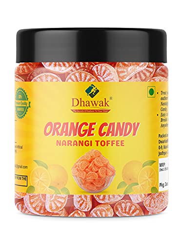 Dhawak Orange Candy | Narangee Candy 300 gms| Narangee Toffee | Orange Toffee | Orange Flavoured Toffee [Jar Pack] (B09F9XMVWH) Amazon Price History, Amazon Price Tracker