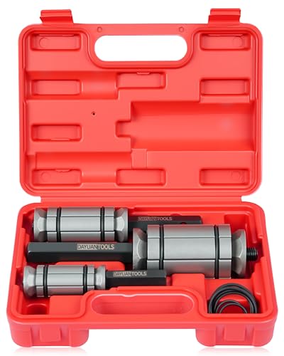 Opiniones y reviews de Tubos de escape de esta semana. 45 DAYUAN - Juego de 3 herramientas expansoras de tubo de escape de 1-1/8 pulgadas a 3-1/2 pulgadas, kit expansor de tubo de cola compatible con la mayoría de vehículos y camiones