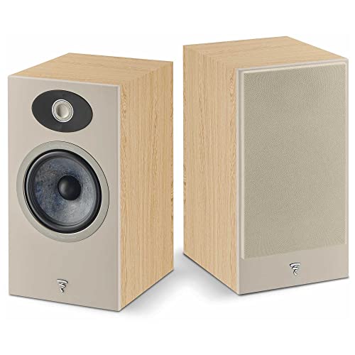 Focal Theva N°1-2-Way Bookshelf Loudspeakers, Pair, Light Wood - FTHEVAN1LW
