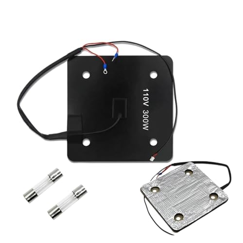 3Dプリンター用ホットベッド加熱コットンヒューズキット、Artillery Sidewinder SW-X1 & Genius対応、110V/220V、自己接着式&一体型成形(Genius 110V Kit)