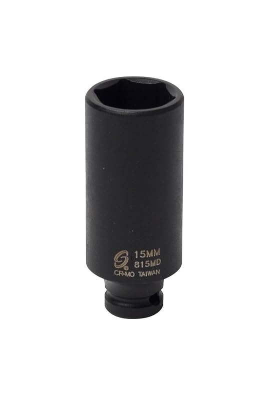 Soquete de Impacto Longo Sunex Tools 15 mm com Encaixe de 6 Pontas e Acionamento de 6,35 mm 815MD