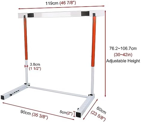 Adjustable Height Hurdles for Track & Field - Agility Training Equipment, Easy Assembly, Perfect for Athletes & Coaches, Enhance Speed & Performance