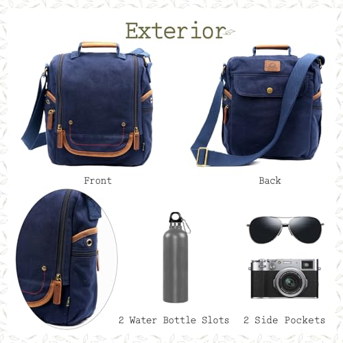 TSD Brand Atona Traveler Canvas Crossbody Bag3