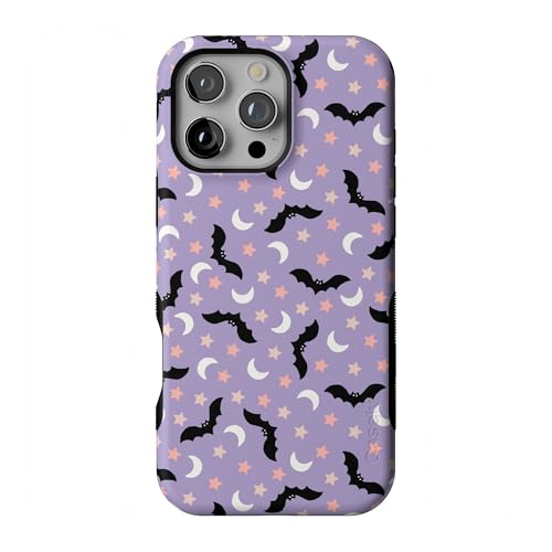 Casely iPhone 16 Pro Case – Midnight Flight & Celestial Bats