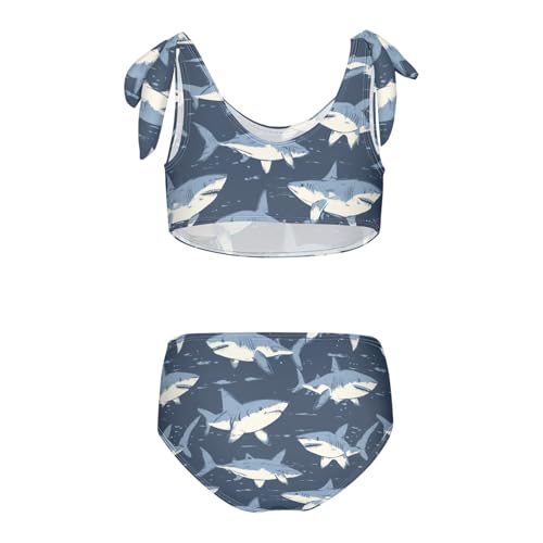 Wusikd Shark Animal Girls Swimsuits Two Piece Sea Funny Swimwear Bikini Set for for Girls Size 3T2