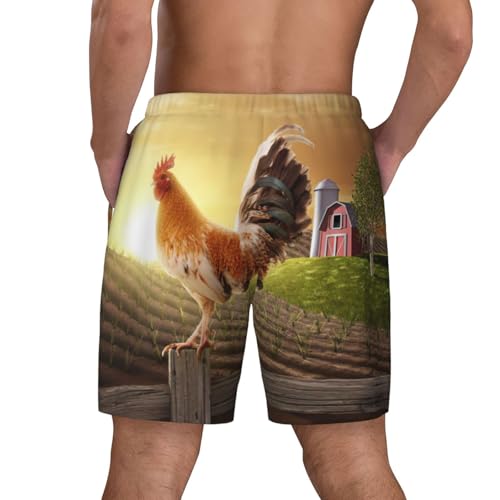 Short de bain homme séchage rapide contre les irritations