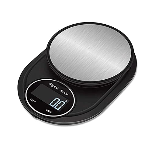 MOKLYF Báscula de Cocina Digital Báscula de Alimentos Báscula de café Función de Tara para cocinar y Hornear en casa(Un Color - 3 kg/0,1 g