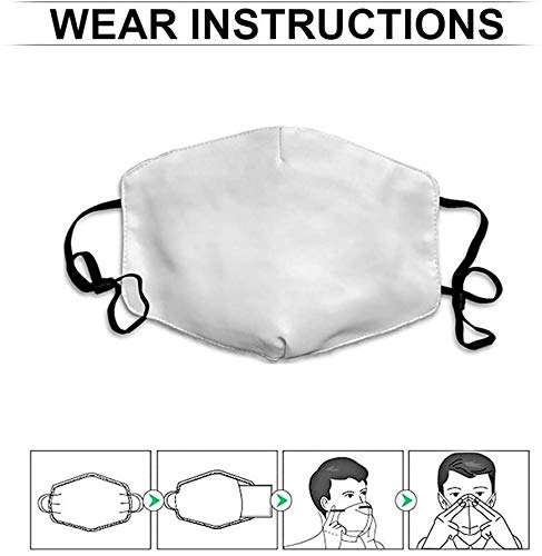 Bandana Face Mask Anti Dusk Adult Mask Comfortable Adjustable Running Track Field Sport Pattern Facial Decorations Washable Cloth Face Mask for Women Men