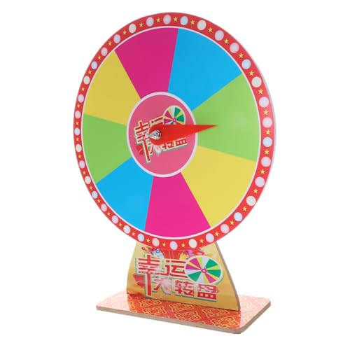BESTonZON Rueda de Comercio de Fiesta Rueda de lotería Rueda Grande Ruedas Rueda de premios de Rompecabezas tocadisco Accesorios para Juegos de Fiesta Accesorio de Juego de Rueda Espuma