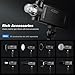 Godox AD200Pro AD200 Pro 200Ws 2.4G TTL 1/8000 HSS Flash Strobe Speedlite Monolight with BD-07 Barn Door Honeycomb Grid Kit (AD200 Upgrade Version)