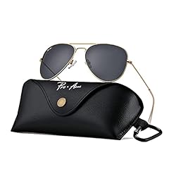 A | Gold Frame| Grey Lens