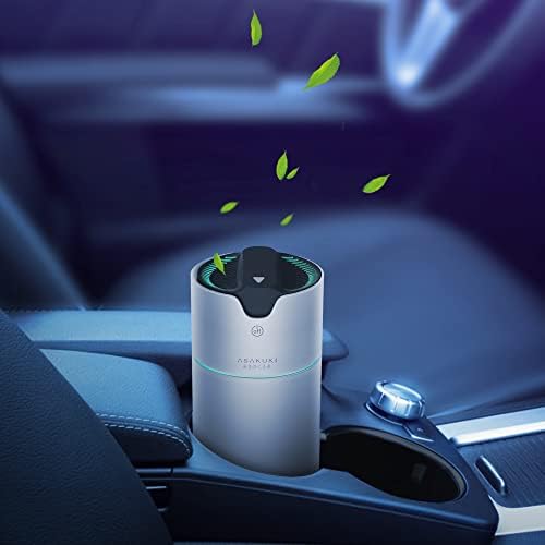 ASAKUKI Car Diffuser，Car Air Fresheners Natural Fragrance Without Mist, Waterless Diffuser, USB Portable Diffuser for Car Home Office Bedroom